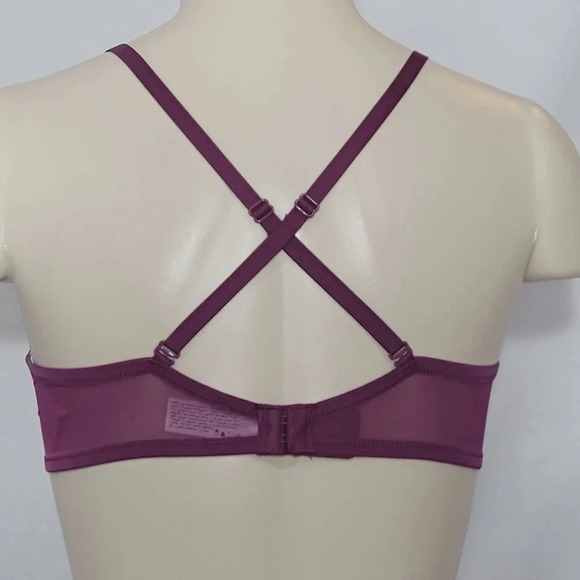 36B Maidenform SE9502 Self Expressions Lace Shaping Underwire Bra Galactic Red B - Picture 4 of 7